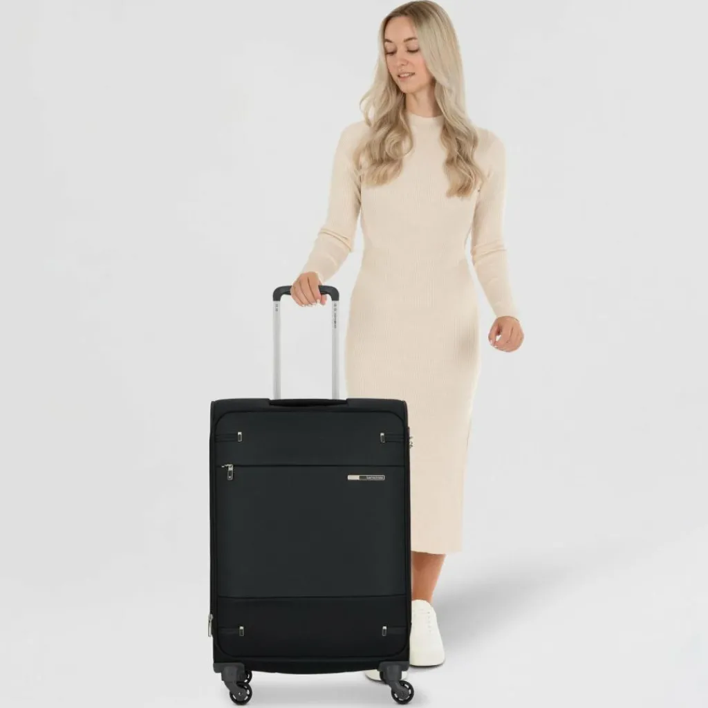 Samsonite Weichgepäck|4-Rollen Koffer<Base Boost Spinner 4-Rollen Trolley 66 cm black