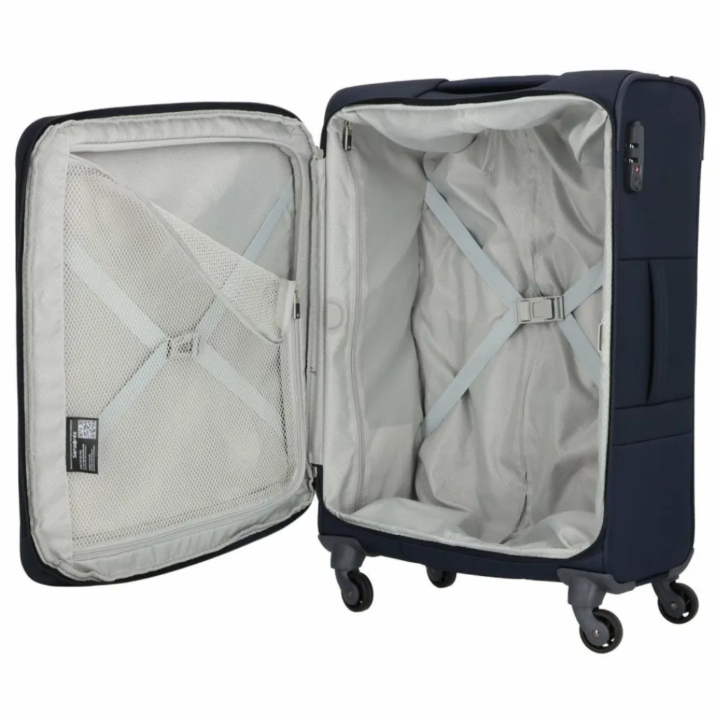 Samsonite Weichgepäck|4-Rollen Koffer<Base Boost Spinner 4-Rollen Trolley 66 cm navy blue