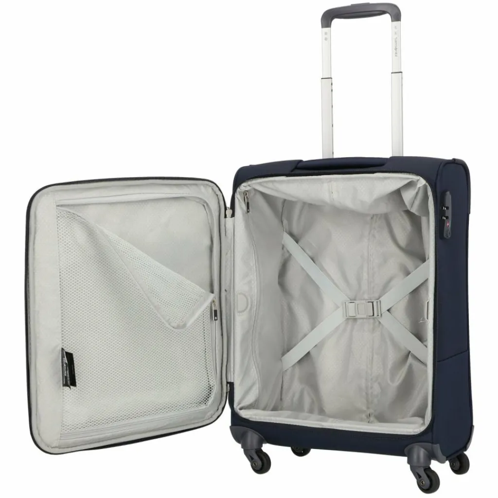 Discount Samsonite Base Boost Spinner 4-Rollen Kabinentrolley 55 cm navy blue