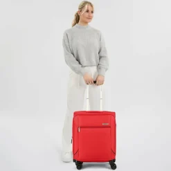 Samsonite Base Breeze 4 Rollen Kabinentrolley 55 cm red