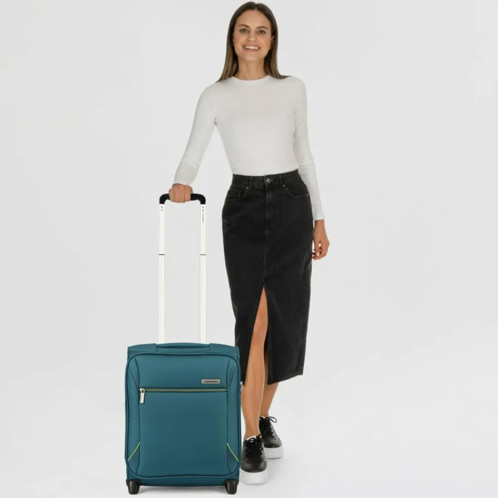 Samsonite Weichgepäck Kabinengepäck|2-Rollen Kabinentrolleys<Base Breeze 2 Rollen Kabinentrolley 45 cm petrol blue