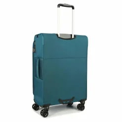 Hot Samsonite Base Breeze 4 Rollen Trolley 67 cm mit Dehnfalte petrol blue