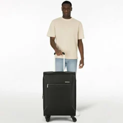 Samsonite Base Breeze 4 Rollen Trolley 67 cm mit Dehnfalte