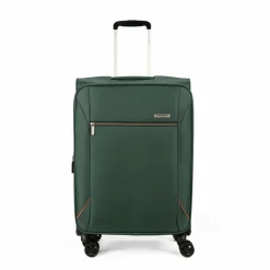 New Samsonite Base Breeze 4 Rollen Trolley 67 cm mit Dehnfalte dark green
