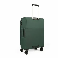 New Samsonite Base Breeze 4 Rollen Trolley 67 cm mit Dehnfalte dark green