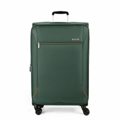 Samsonite Weichgepäck|4-Rollen Koffer<Base Breeze 4 Rollen Trolley 78 cm mit Dehnfalte dark green