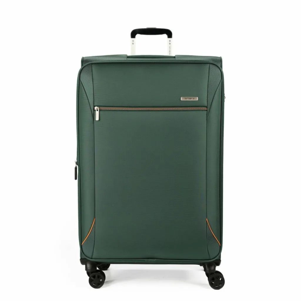 Samsonite Weichgepäck|4-Rollen Koffer<Base Breeze 4 Rollen Trolley 78 cm mit Dehnfalte dark green