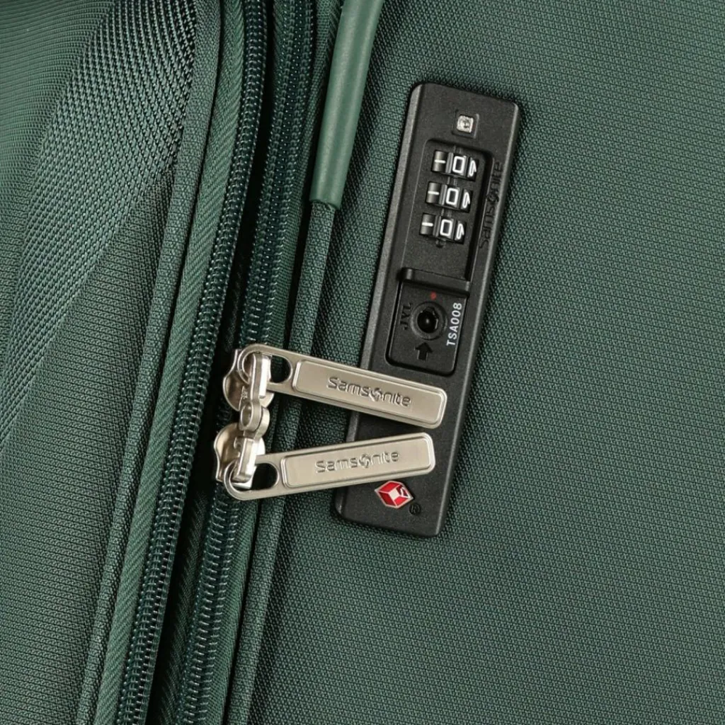 Samsonite Weichgepäck|4-Rollen Koffer<Base Breeze 4 Rollen Trolley 78 cm mit Dehnfalte dark green