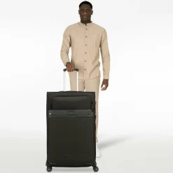 Samsonite Weichgepäck|4-Rollen Koffer<Beauhaven 4 Rollen Trolley 80 cm mit Dehnfalte black