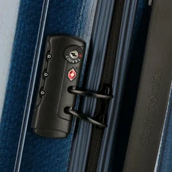 Samsonite Hartgepäck Kabinengepäck|4-Rollen Kabinentrolleys<Chronolite 4 Rollen Kabinentrolley 55 cm denim blue