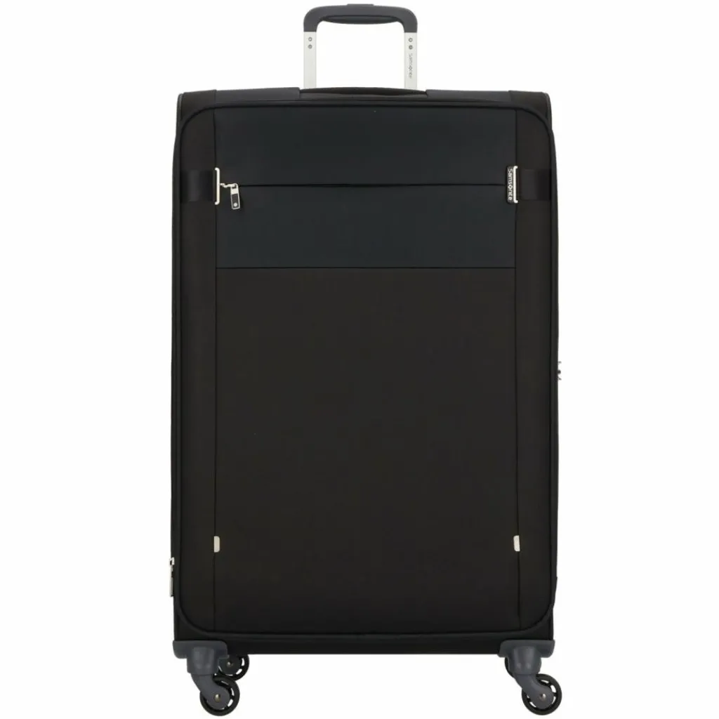 Discount Samsonite Citybeat 4 Rollen Trolley 78 cm mit Dehnfalte black