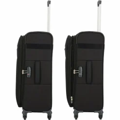Samsonite Koffersets Als Weichgepäck|Koffersets 3-Teilig<Citybeat 4 Rollen Kofferset 3-teilig mit Dehnfalte black