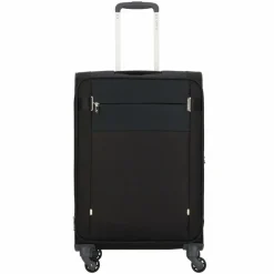 Samsonite Weichgepäck|4-Rollen Koffer<Citybeat 4 Rollen Trolley 66 cm mit Dehnfalte black