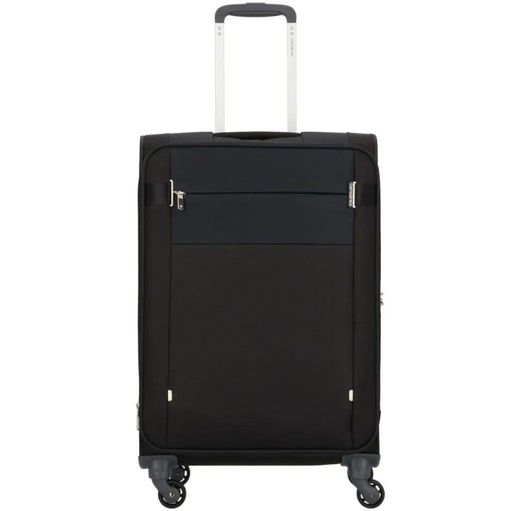 Samsonite Weichgepäck|4-Rollen Koffer<Citybeat 4 Rollen Trolley 66 cm mit Dehnfalte black