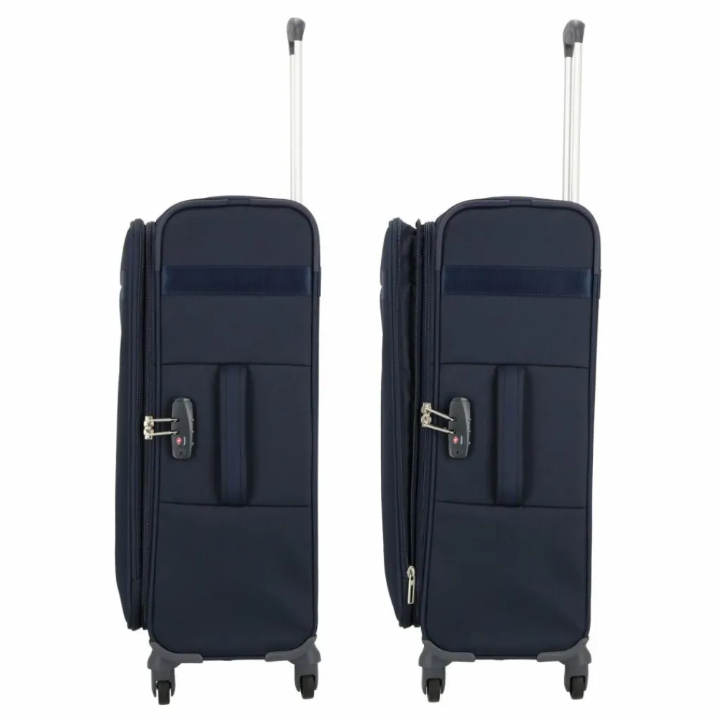 New Samsonite Citybeat 4 Rollen Kofferset 3-teilig mit Dehnfalte navy blue