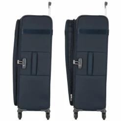 Outlet Samsonite Citybeat 4 Rollen Trolley 78 cm mit Dehnfalte navy blue