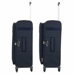 Clearance Samsonite Citybeat 4 Rollen Trolley 66 cm mit Dehnfalte navy blue