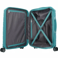 Samsonite Hartgepäck Kabinengepäck|4-Rollen Kabinentrolleys<Flux 4-Rollen Kabinentrolley 55 cm ocean blue