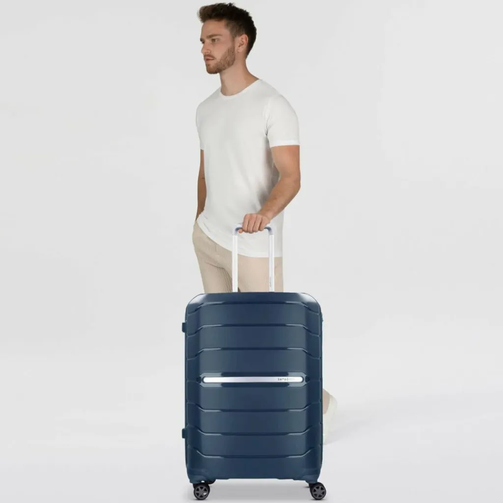 Samsonite Hartgepäck|4-Rollen Koffer<Flux 4-Rollen Trolley 68 cm navy blue