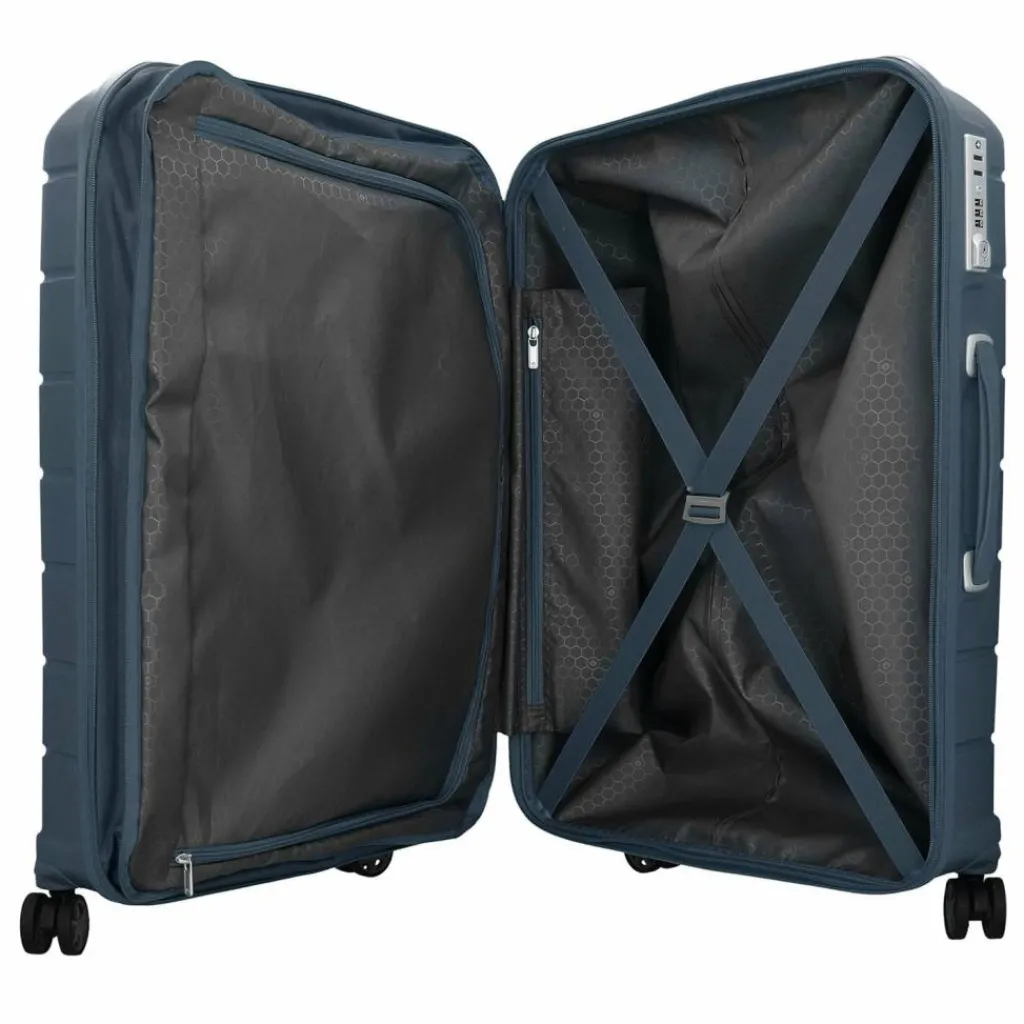 Samsonite Hartgepäck|4-Rollen Koffer<Flux 4-Rollen Trolley 68 cm navy blue