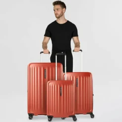 Samsonite Koffersets Als Hartgepäck|Koffersets 3-Teilig<Fyrm 4 Rollen Kofferset 3-teilig mit Dehnfalte burnt orange
