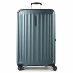 Samsonite Fyrm 4 Rollen Trolley L 77 cm mit Dehnfalte steel blue
