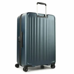 Samsonite Fyrm 4 Rollen Trolley L 77 cm mit Dehnfalte steel blue
