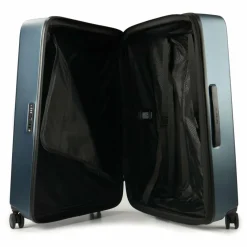 Samsonite Fyrm 4 Rollen Trolley L 77 cm mit Dehnfalte steel blue