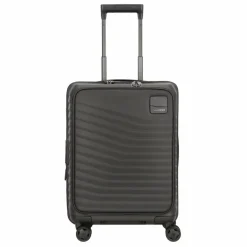 Samsonite Hartgepäck Kabinengepäck|4-Rollen Kabinentrolleys<Intuo 4 Rollen Kabinentrolley 55 cm Laptopfach mit Dehnfalte black
