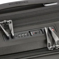 Samsonite Hartgepäck Kabinengepäck|4-Rollen Kabinentrolleys<Intuo 4 Rollen Kabinentrolley 55 cm Laptopfach mit Dehnfalte black