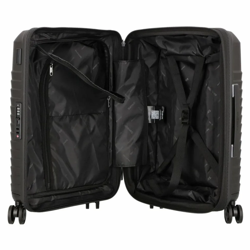 Samsonite Intuo 4 Rollen Kabinentrolley S 55 cm mit Dehnfalte black