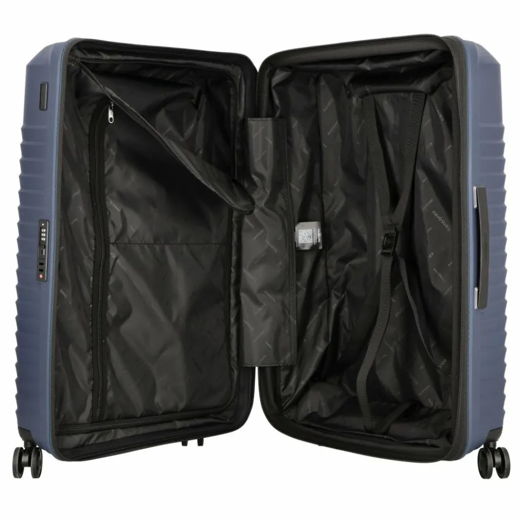 Samsonite Hartgepäck|4-Rollen Koffer<Intuo 4 Rollen Trolley L 75 cm mit Dehnfalte blue nights