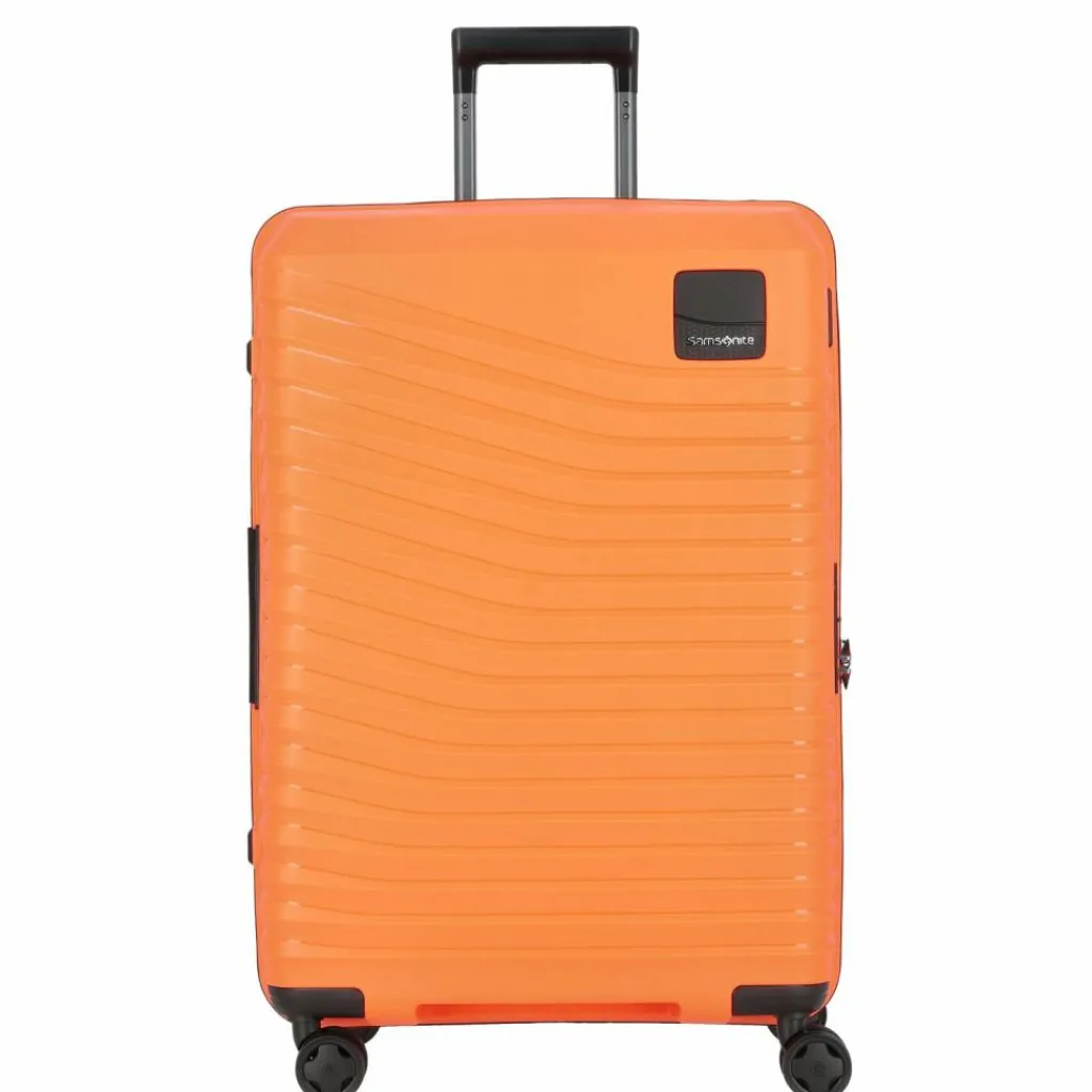 Samsonite Hartgepäck|4-Rollen Koffer<Intuo 4 Rollen Trolley M 69 cm mit Dehnfalte apricot