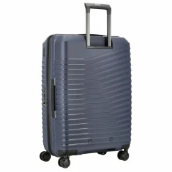 Samsonite Hartgepäck|4-Rollen Koffer<Intuo 4 Rollen Trolley M 69 cm mit Dehnfalte blue nights