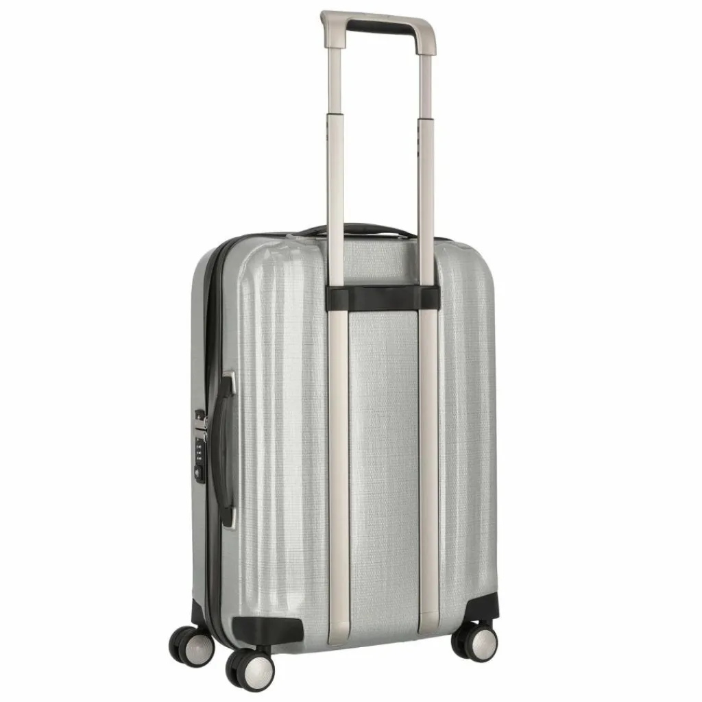 Samsonite Hartgepäck Kabinengepäck|4-Rollen Kabinentrolleys<Lite Cube Spinner 4-Rollen Kabinentrolley 55 cm silver
