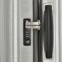 Samsonite Hartgepäck Kabinengepäck|4-Rollen Kabinentrolleys<Lite Cube Spinner 4-Rollen Kabinentrolley 55 cm silver