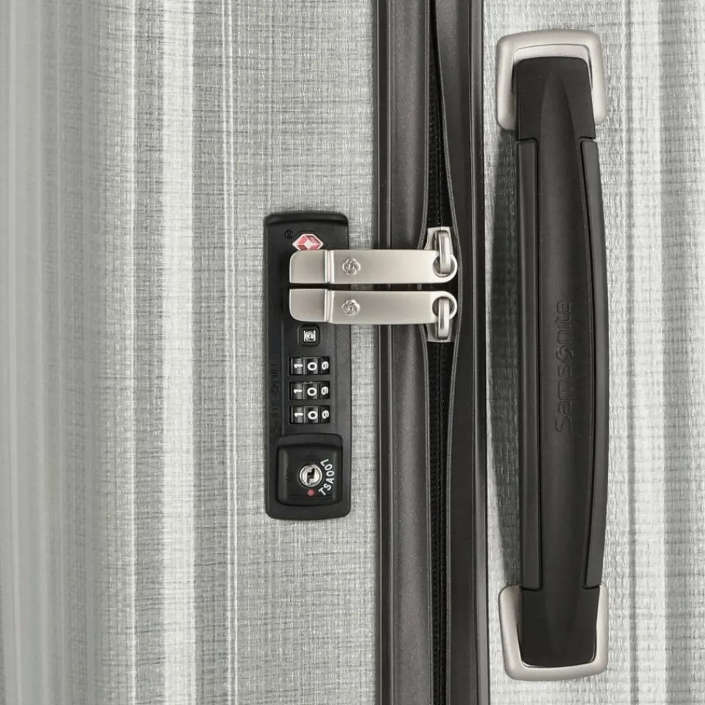 Samsonite Hartgepäck Kabinengepäck|4-Rollen Kabinentrolleys<Lite Cube Spinner 4-Rollen Kabinentrolley 55 cm silver