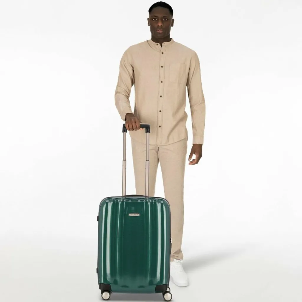 Samsonite Hartgepäck Kabinengepäck|4-Rollen Kabinentrolleys<Lite Cube Spinner 4-Rollen Kabinentrolley 55 cm racing green