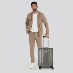 Samsonite Hartgepäck Kabinengepäck|4-Rollen Kabinentrolleys<Lite Cube Spinner 4-Rollen Kabinentrolley 55 cm eclipse grey