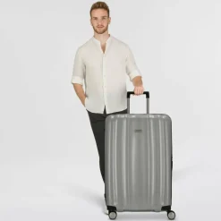 New Samsonite Lite Cube Spinner 4-Rollen Trolley 82 cm silver