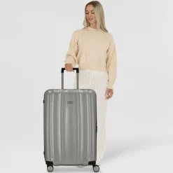 New Samsonite Lite Cube Spinner 4-Rollen Trolley 82 cm silver