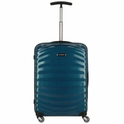 Samsonite Hartgepäck Kabinengepäck|4-Rollen Kabinentrolleys<Lite Shock Spinner 4-Rollen Kabinentrolley 55 cm petrol blue