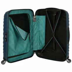 Samsonite Hartgepäck Kabinengepäck|4-Rollen Kabinentrolleys<Lite Shock Spinner 4-Rollen Kabinentrolley 55 cm petrol blue
