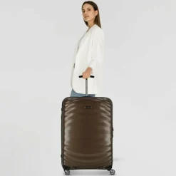 Samsonite Hartgepäck|4-Rollen Koffer<Lite Shock Spinner 4-Rollen Trolley 75 cm sand