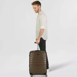 Samsonite Hartgepäck Kabinengepäck|4-Rollen Kabinentrolleys<Lite Shock Spinner 4-Rollen Kabinentrolley 55 cm sand