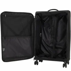 Samsonite Weichgepäck|4-Rollen Koffer<Litebeam 4 Rollen Trolley 77 cm mit Dehnfalte black