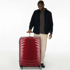 Samsonite Lite-Shock 4 Rollen Trolley 75 cm fiery red