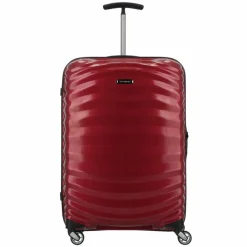 Clearance Samsonite Lite-Shock 4 Rollen Trolley 69 cm fiery red