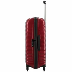 Clearance Samsonite Lite-Shock 4 Rollen Trolley 69 cm fiery red