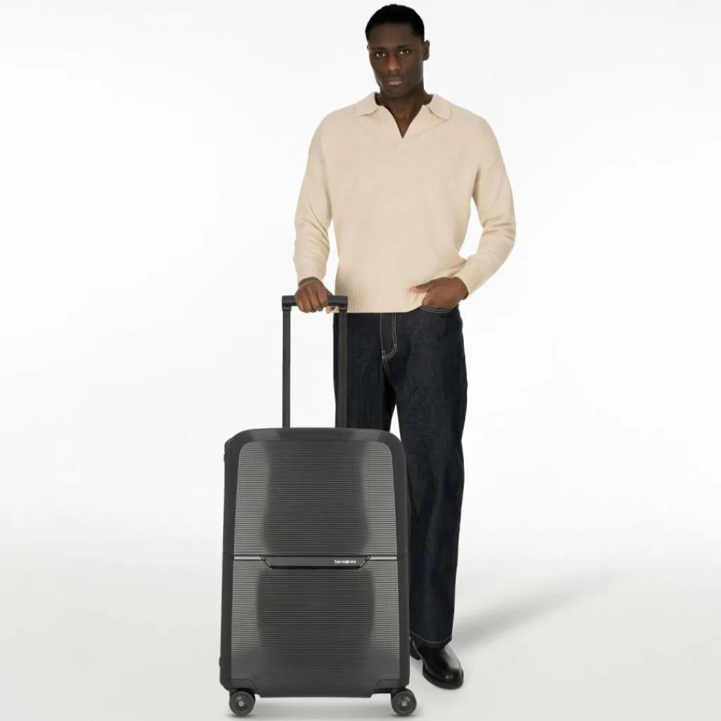 Samsonite Hartgepäck|4-Rollen Koffer<Magnum Eco 4 Rollen Trolley 69 cm graphite